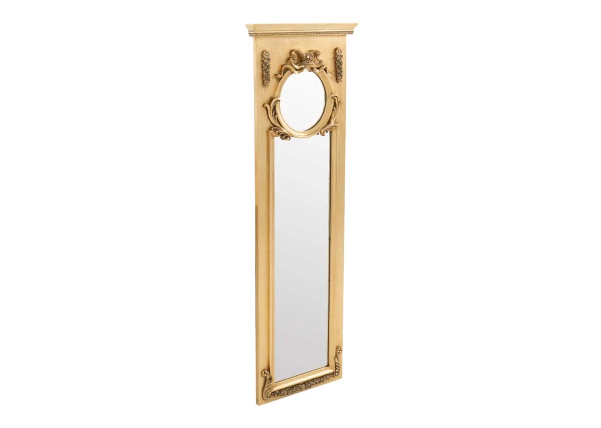 A dimension image of the Catalina Mirror with 41cm x 120cm