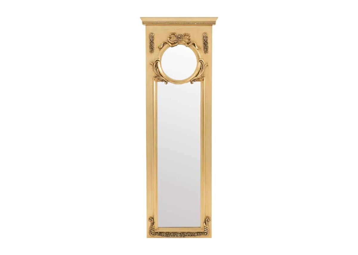 40cm x 120cm Gold Full Length Mirror - Catalina