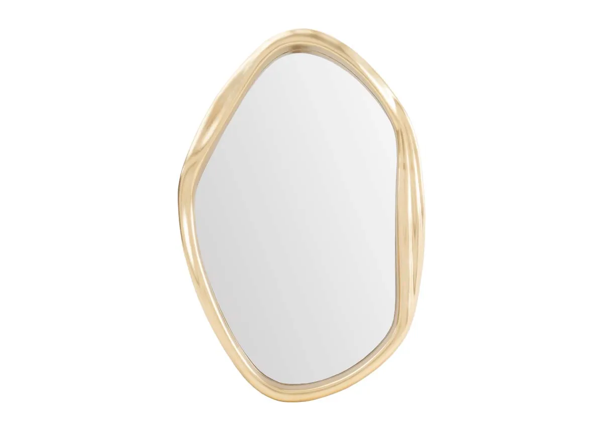 73cm x 110cm Gold Wall Mirror - Delfina