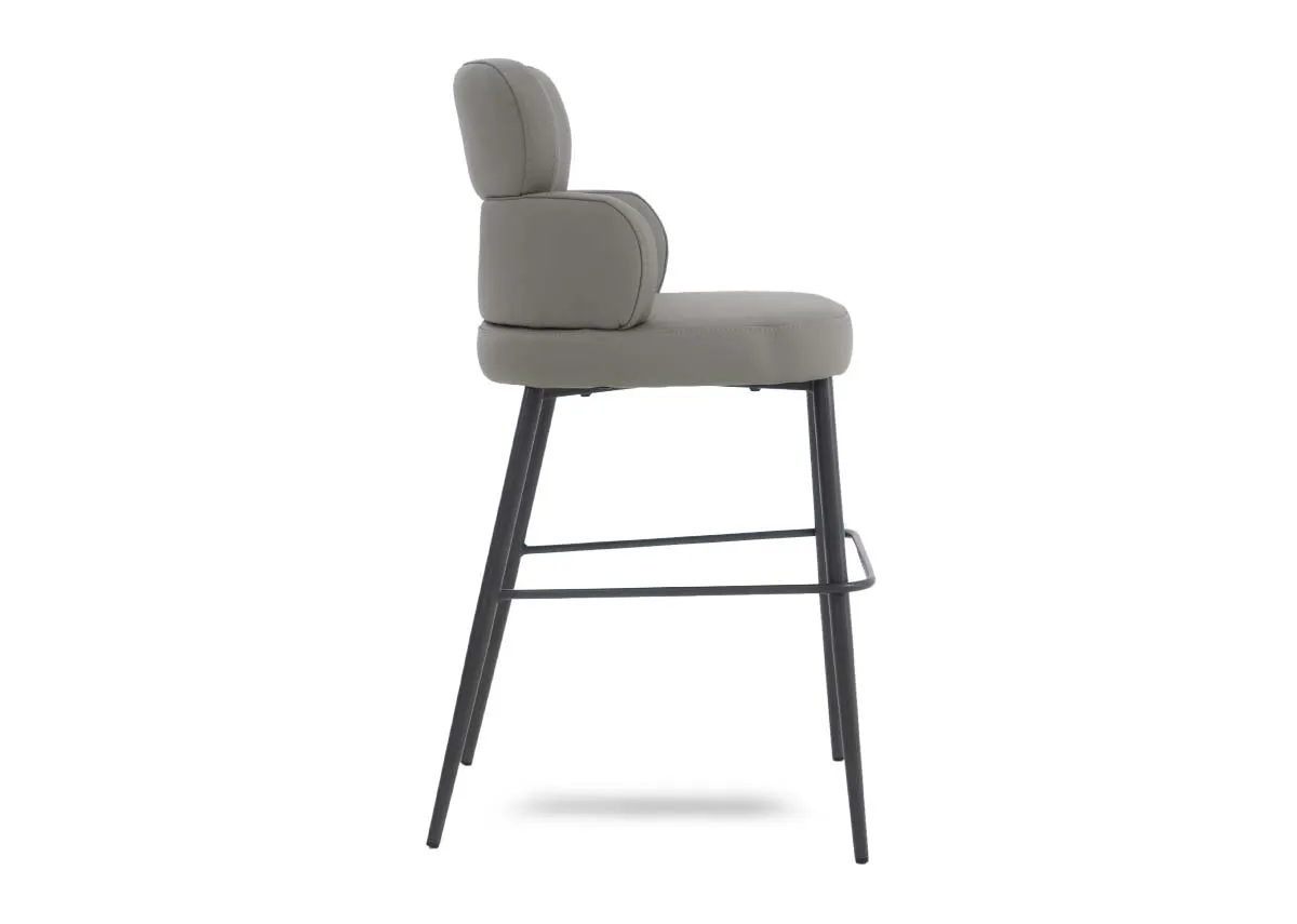 A dimension image of the Fusion Bar Stool with 55cm 53.5cm x 96cm