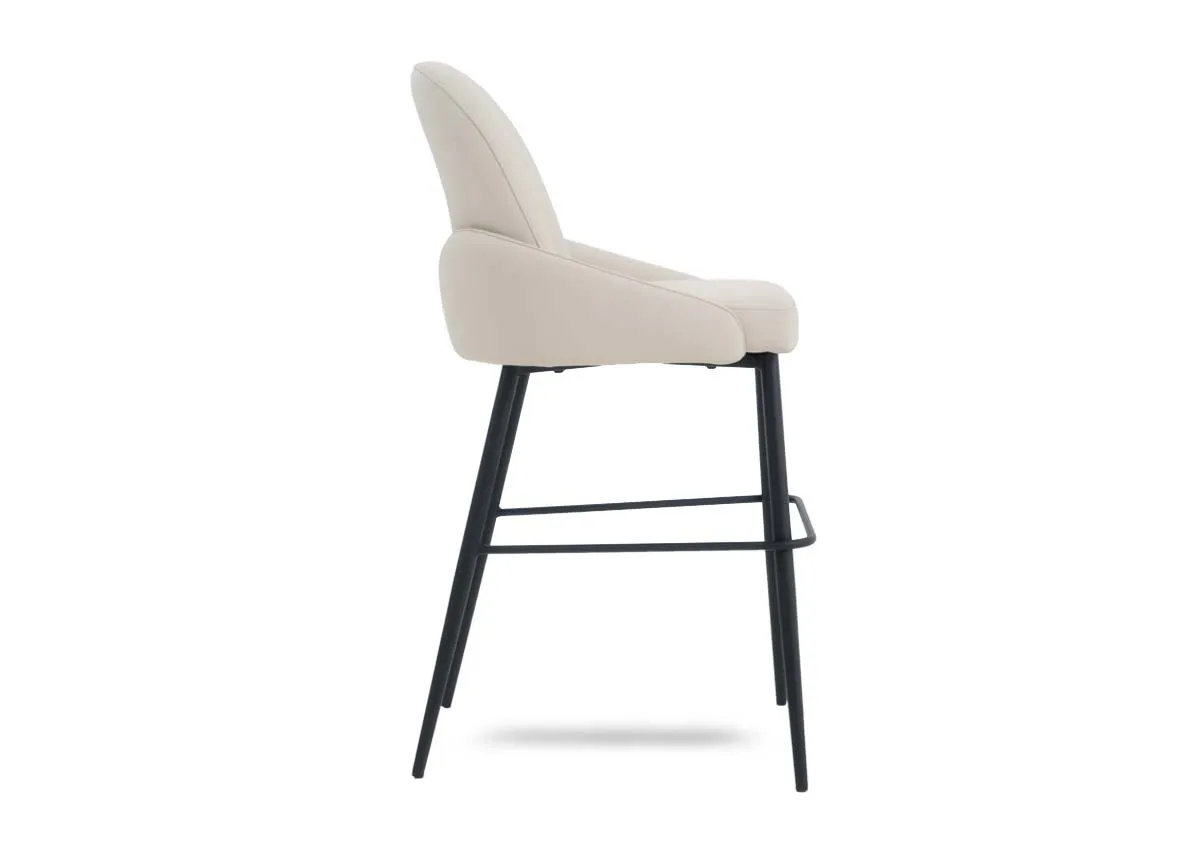 A dimension image of the Tempo Bar Stool with 49cm x 57cm x 95cm