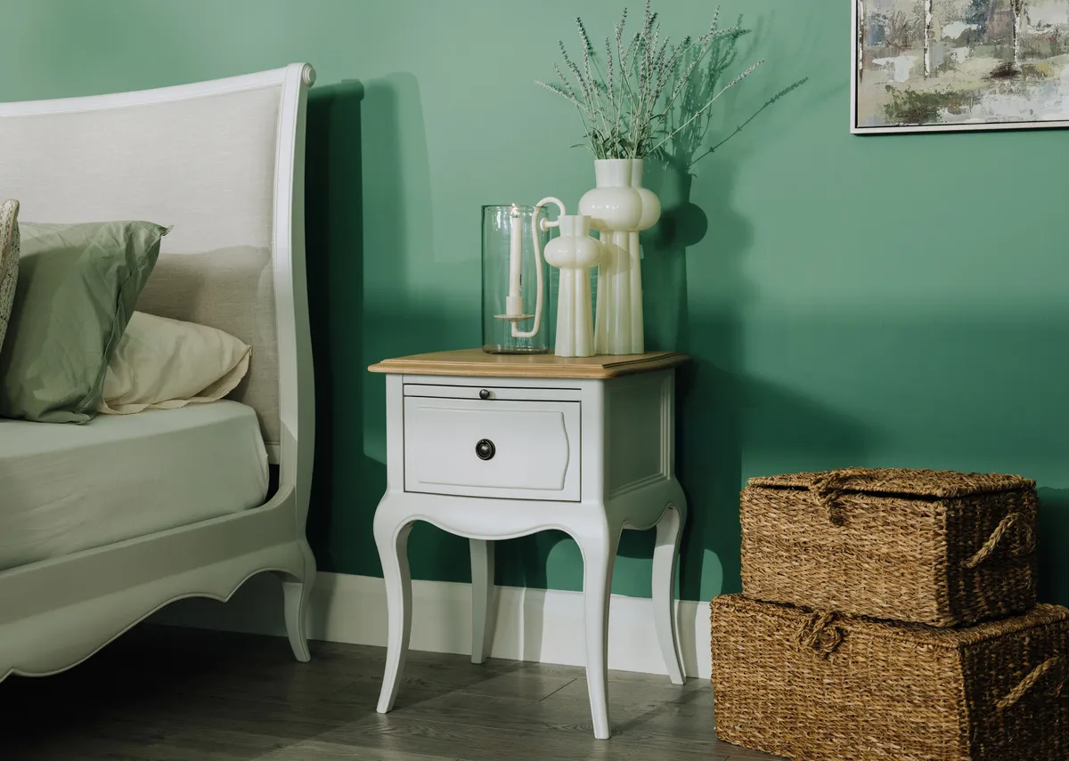 1 Drawer White & Oak Top Locker - Amelie