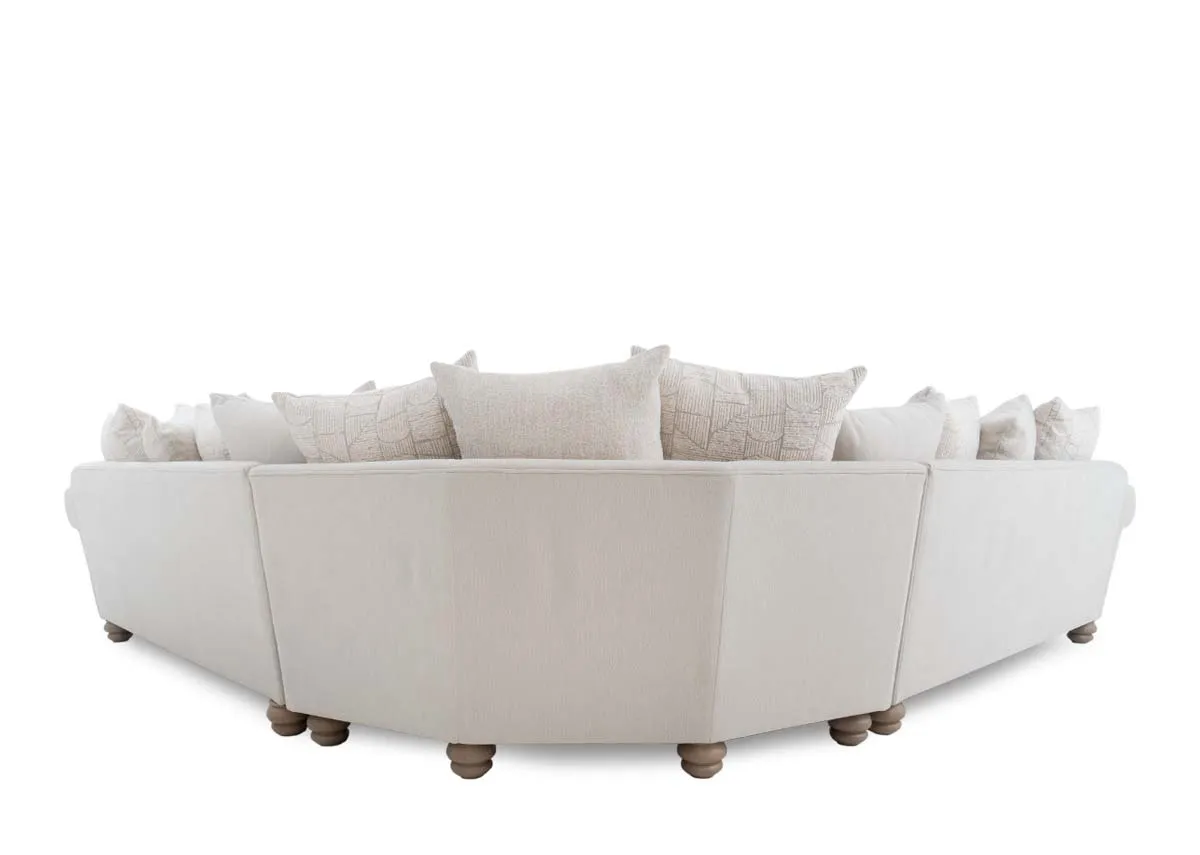 A dimension image of the Paloma Corner sofa with 318cm x 98cm x 45cm