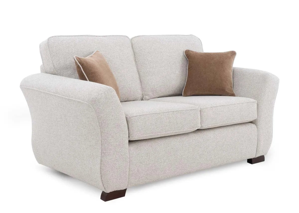 2 Seater Cream Fabric Sofa - Kilronan