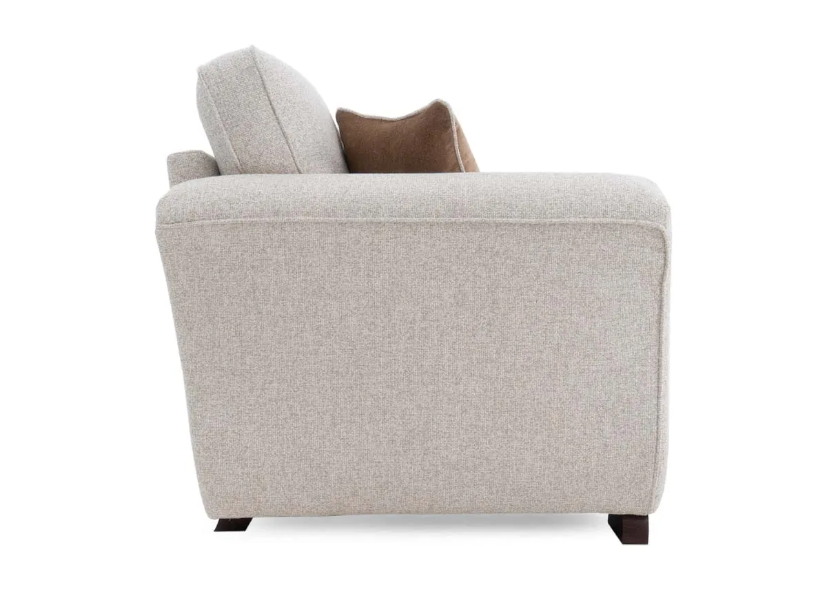 A dimension image of the Kilroann 2 seater sofa with 175cm x 92cm x 99cm