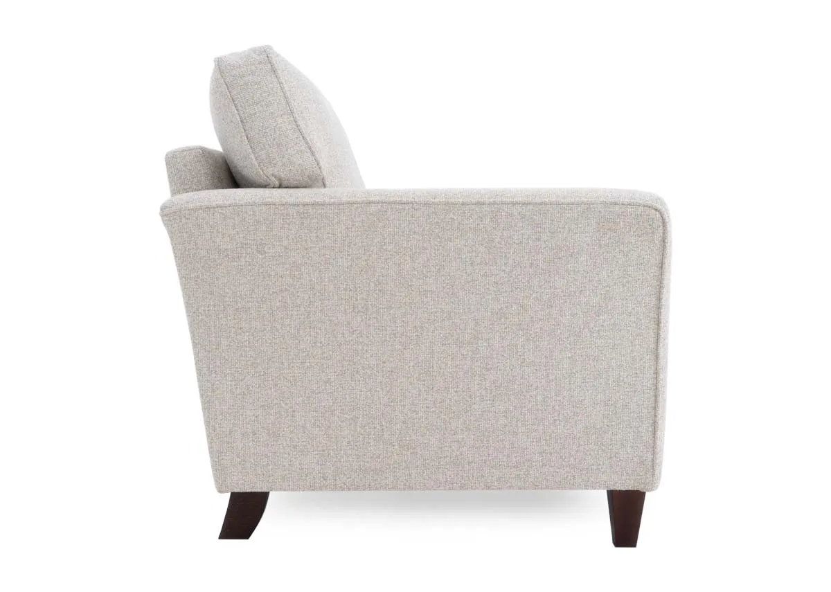 A dimension image of the Kilronan Armchair with 93cm x 92cm x 96cm