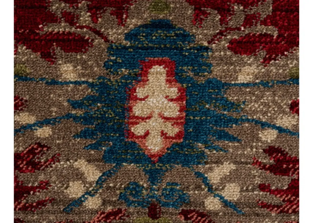 A dimension image of the Kashan Small rug with 120cm x 170cm
