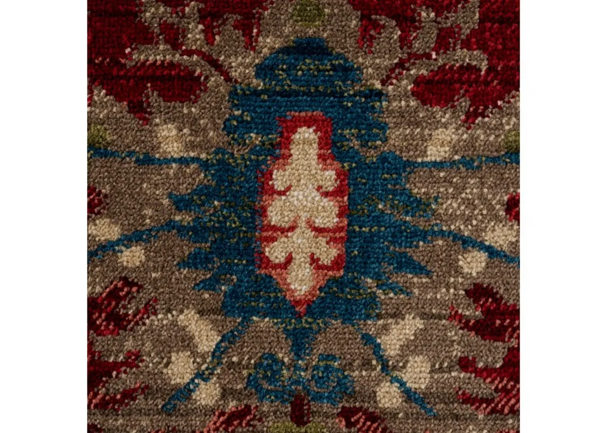 A dimension image of the Kashan Medium rug with 230cm x 170cm