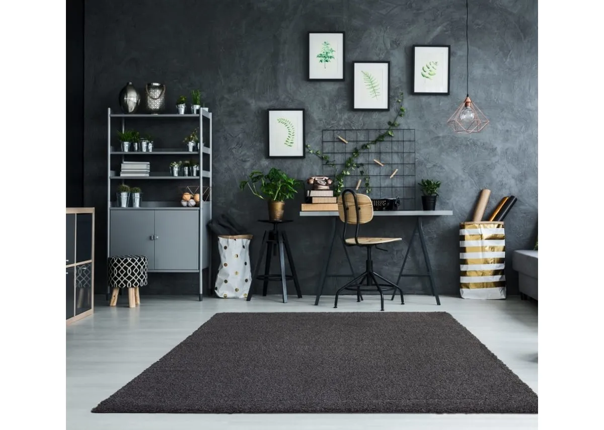 Dark Grey 80cm x 150cm XSmall Rug - Granite Haze