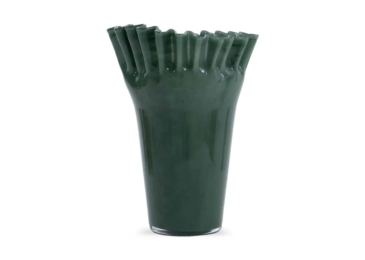 Large Dark Green Vase - Barriro