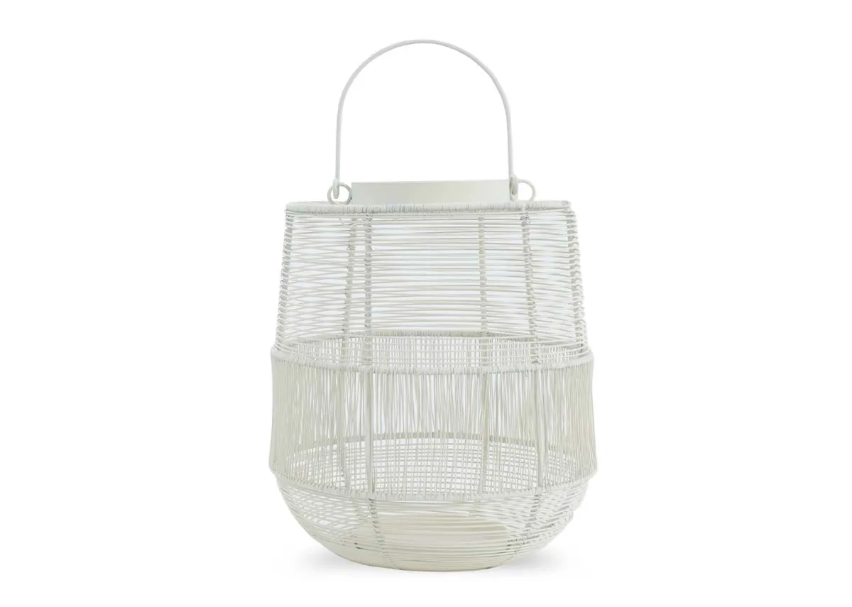 Small Cream Candle Holder - Motijo