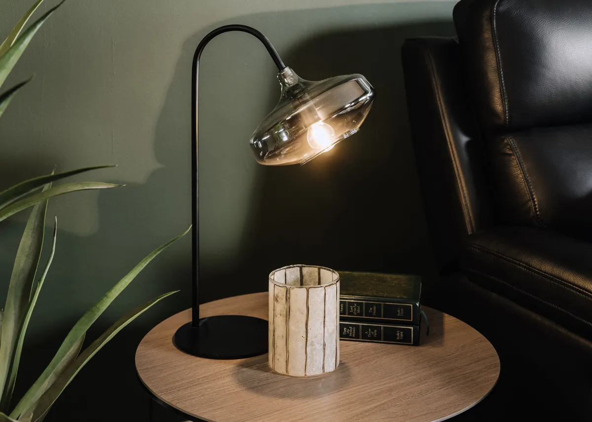 Clear White Glass T-light Holder - Drino