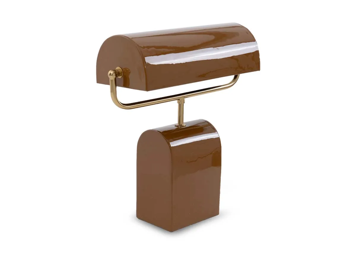 Brown Gold Table Lamp - Cardona