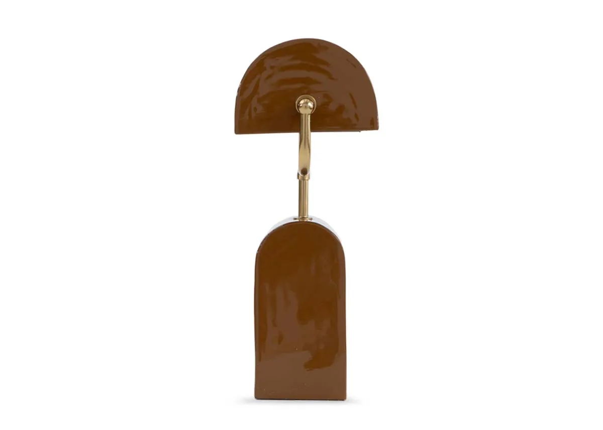 A dimension image of the Cardona Table lamp with 35cm x 38cm x 15.5cm