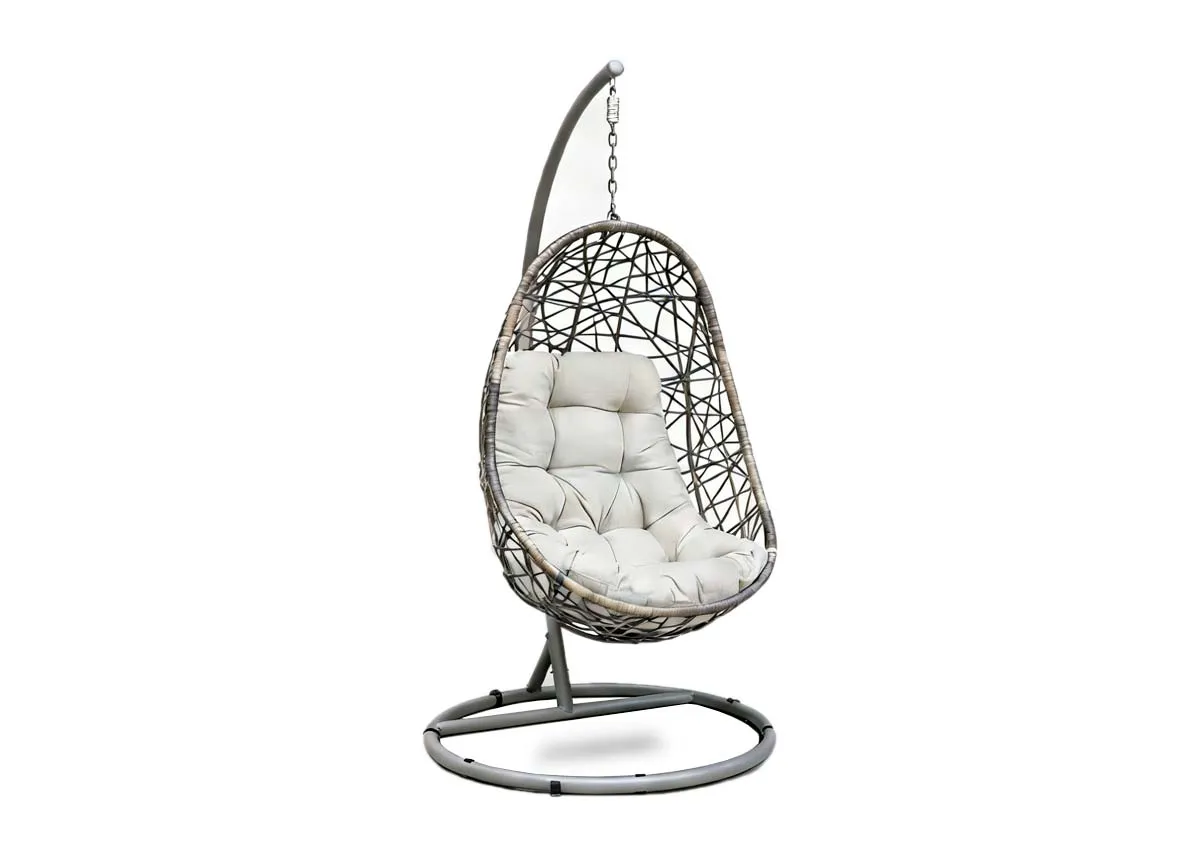Beige Hanging Egg Chair - Cabo