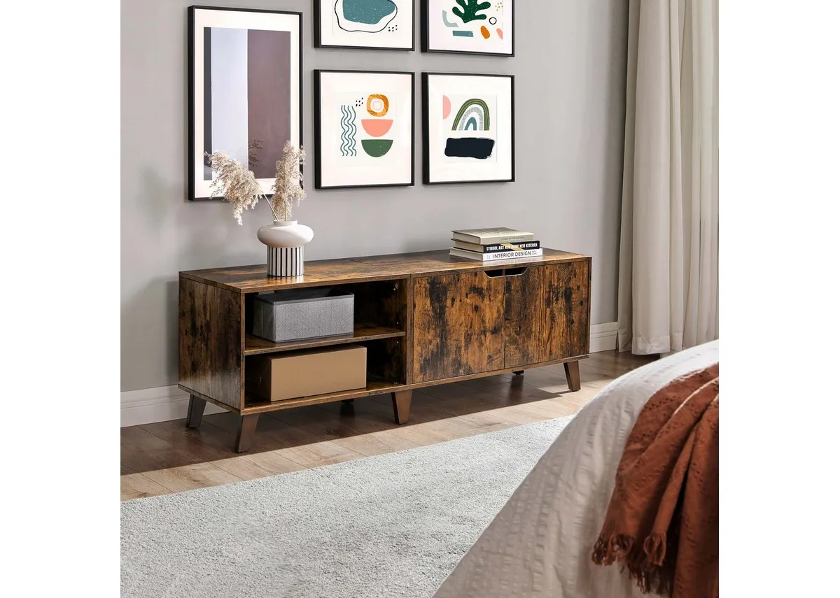 A dimension image of the Linea TV Unit with 140cm x 40cm x 50cm