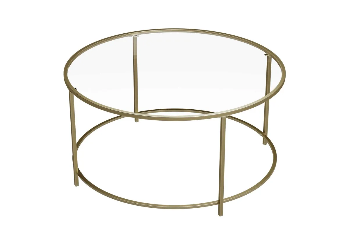 A dimension image of the Forge coffee table with 84.5cm x 45.5cm