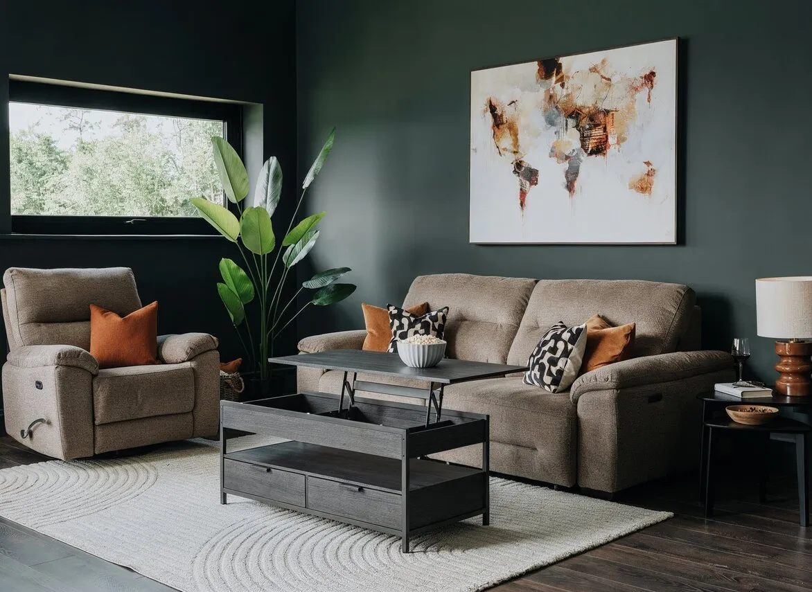 Grey Lift Top Coffee Table - Axis