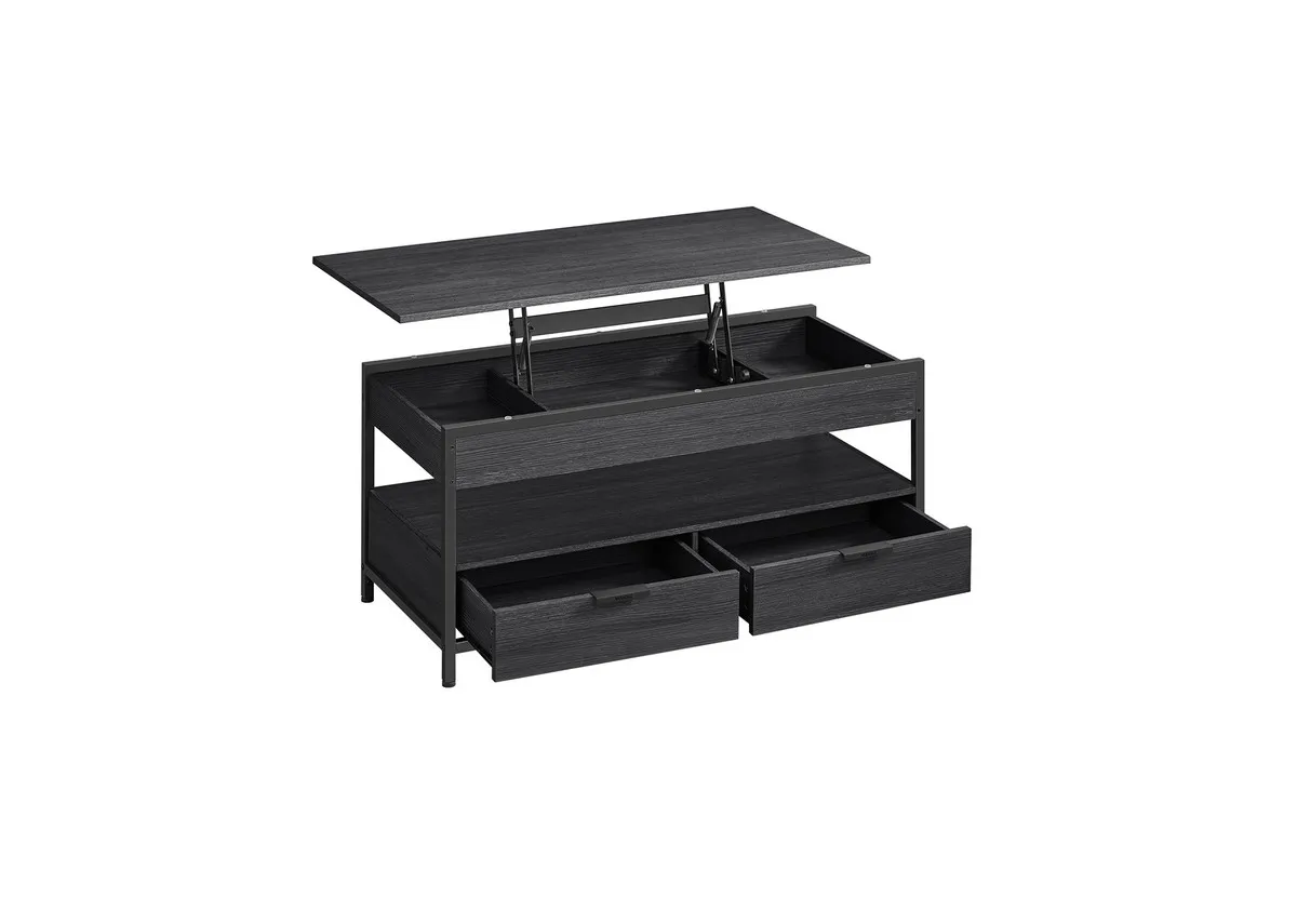 Grey Lift Top Coffee Table - Axis