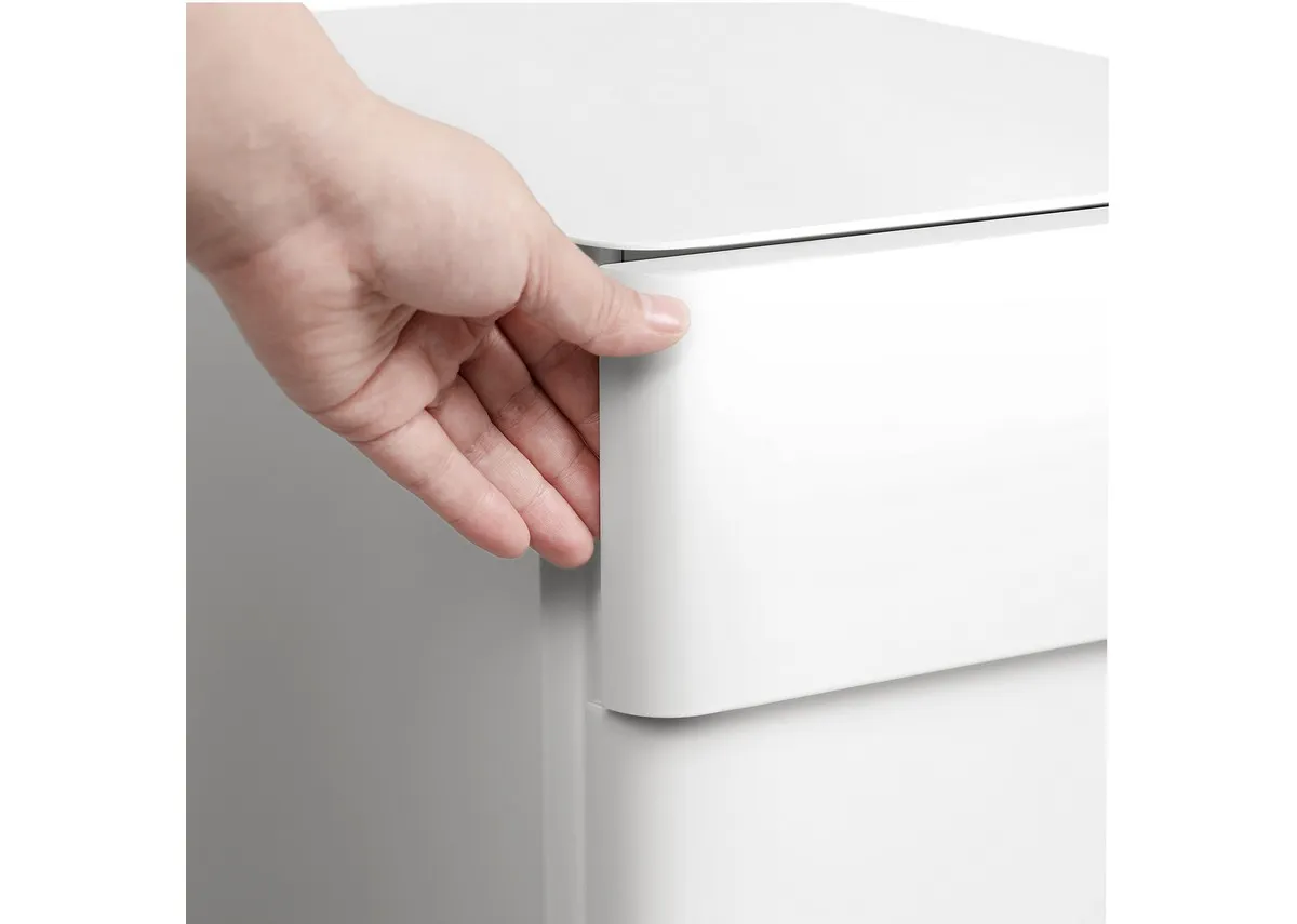 A dimension image of the Tidytower cabinet with 30cm x 46cm x 59cm