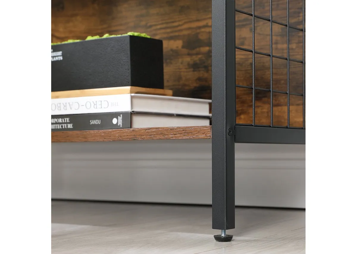 A dimension image of the Gridline Bookcase with 74cm x 155cm
