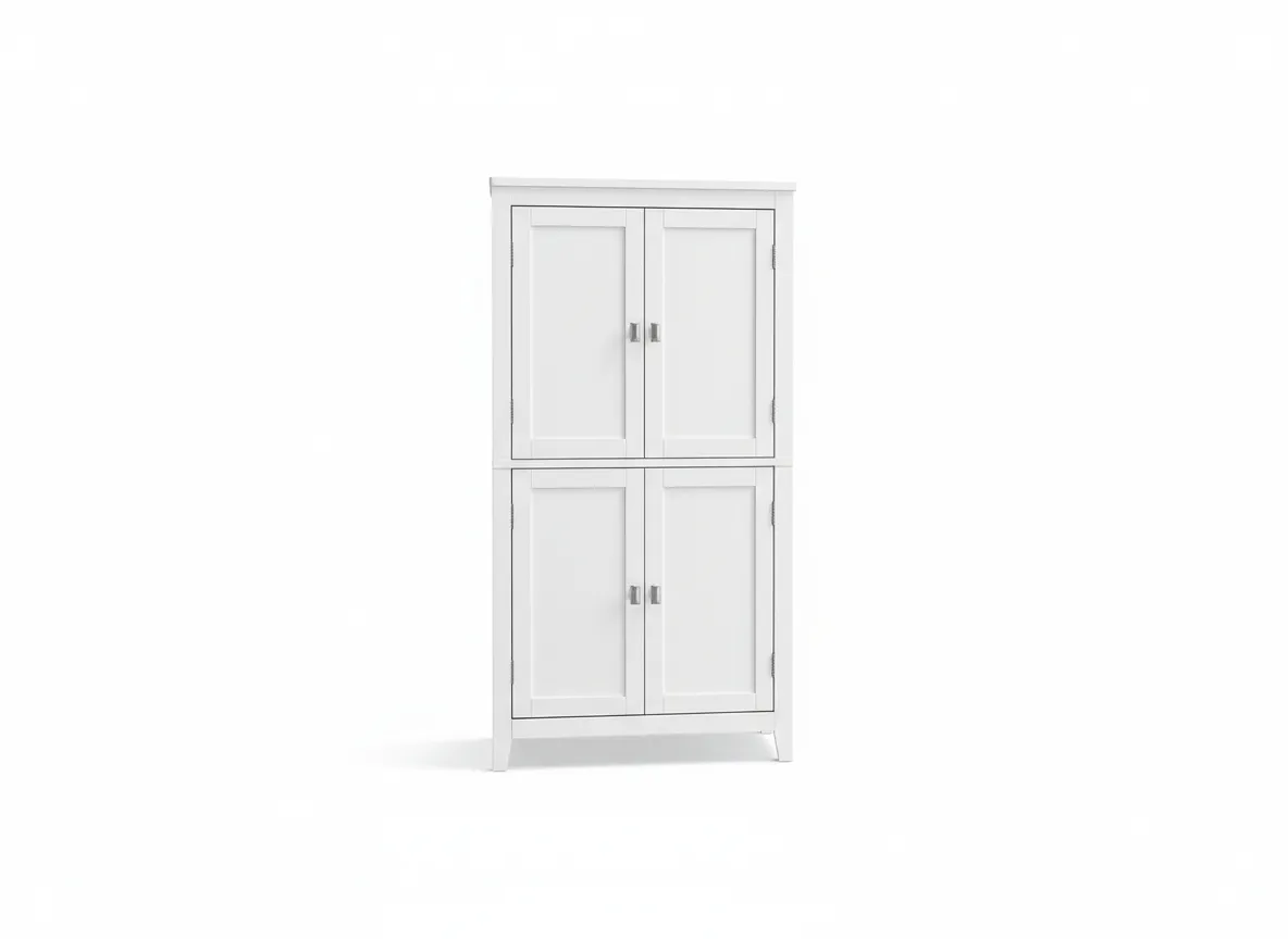 A dimension image of the jenni white stoarge cabinet with 60cm x 110cm