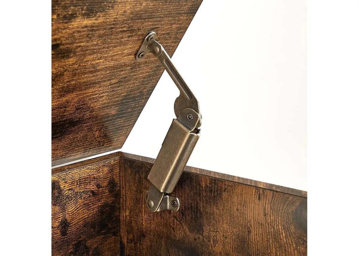 A dimension image of the Soleden chest with 100cm x 40cm x 46cm