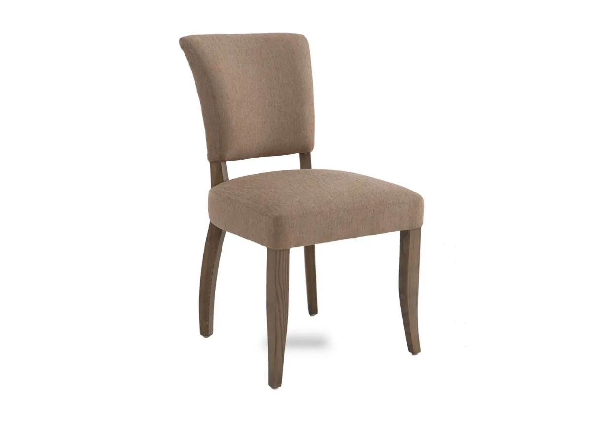 Beige Fabric Dining Chair - Geneva