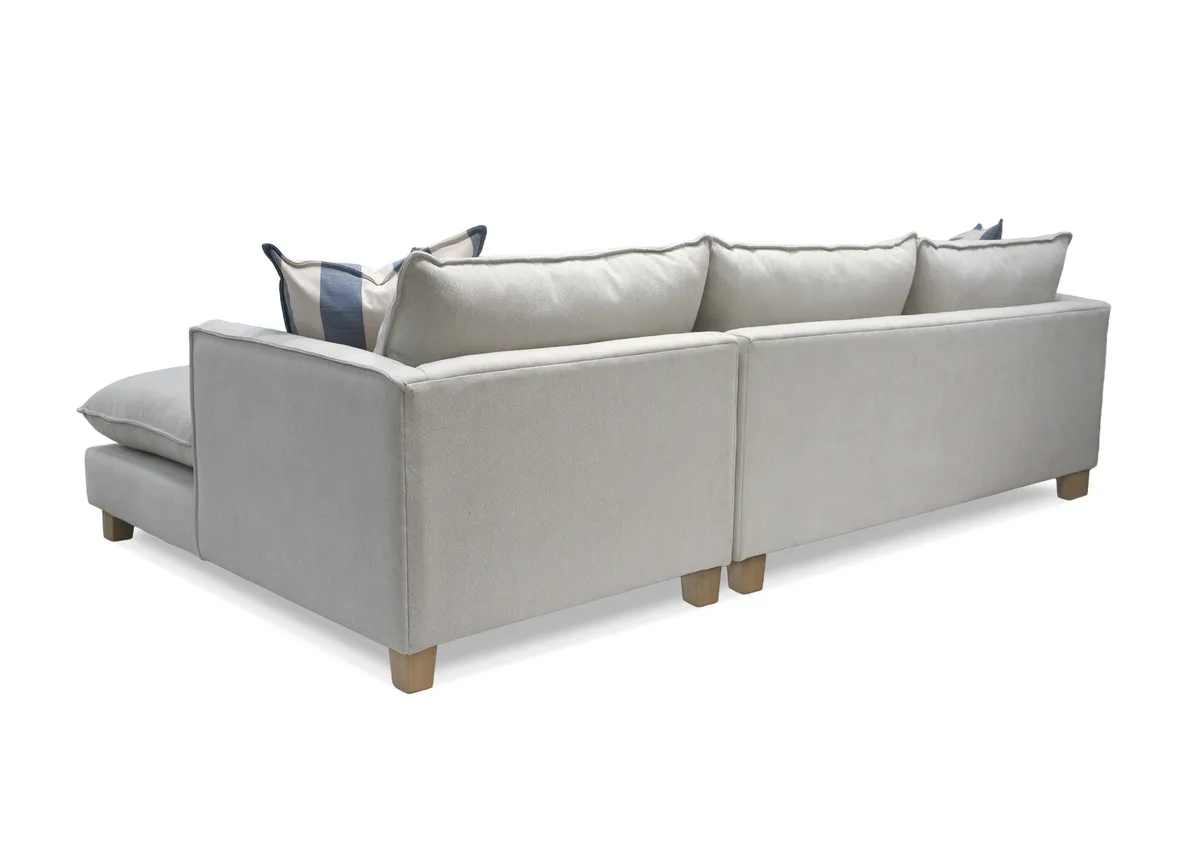 A dimension image of the Howth RHF Chaise with 283cm x 85cm