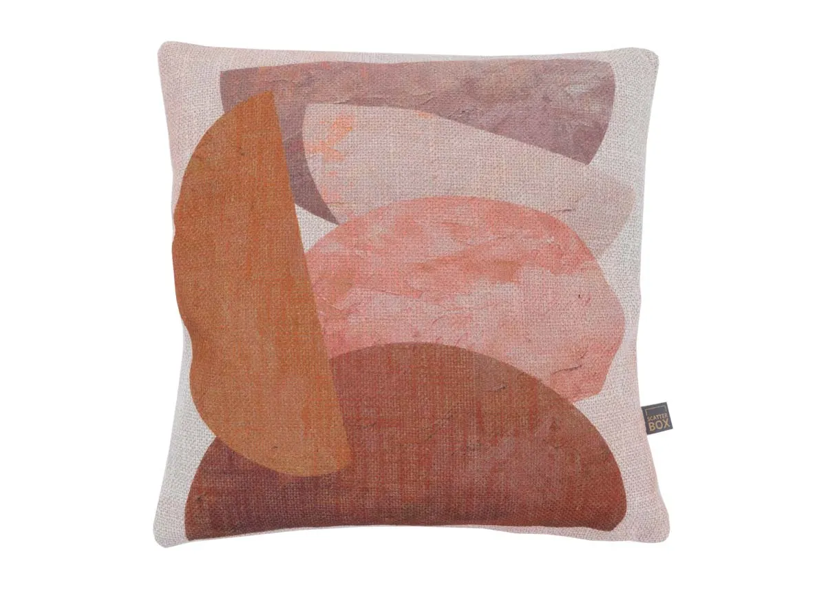 45cm Orange Clay Cushion - Geo Stack