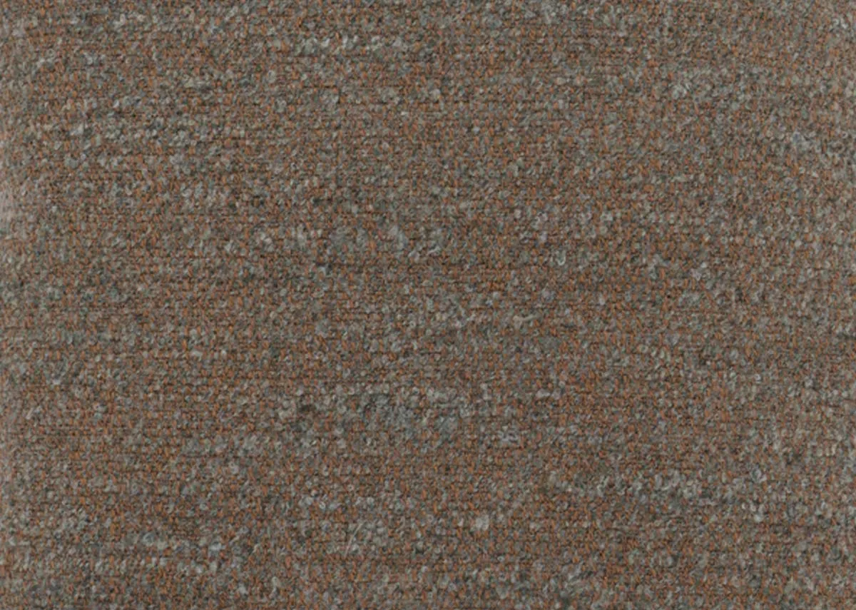 A copper green fabric cushion from EZ Livings Zari range. Closeup of fabric