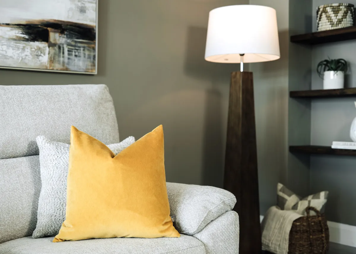 45cm Yellow Cushion - Richelle