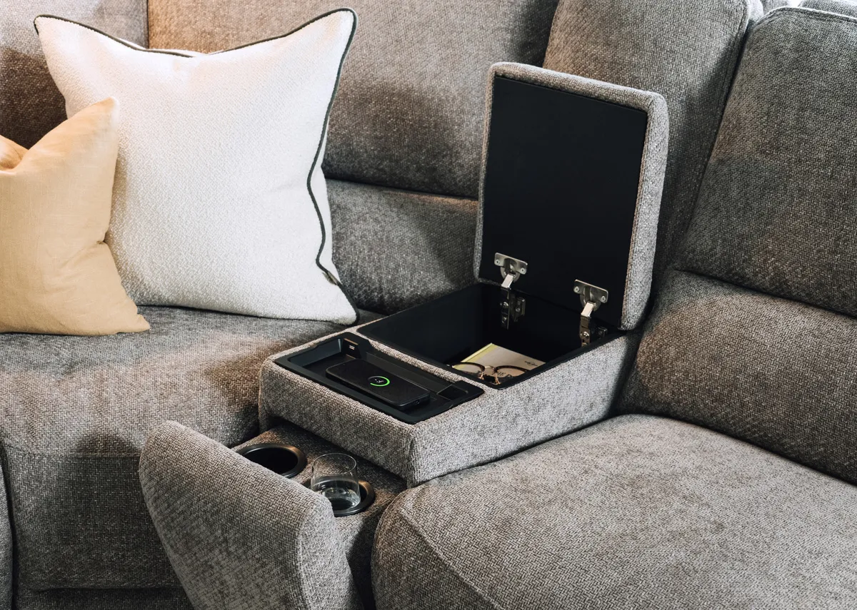 Grey Fabric Drinks Holder - Ashbrook