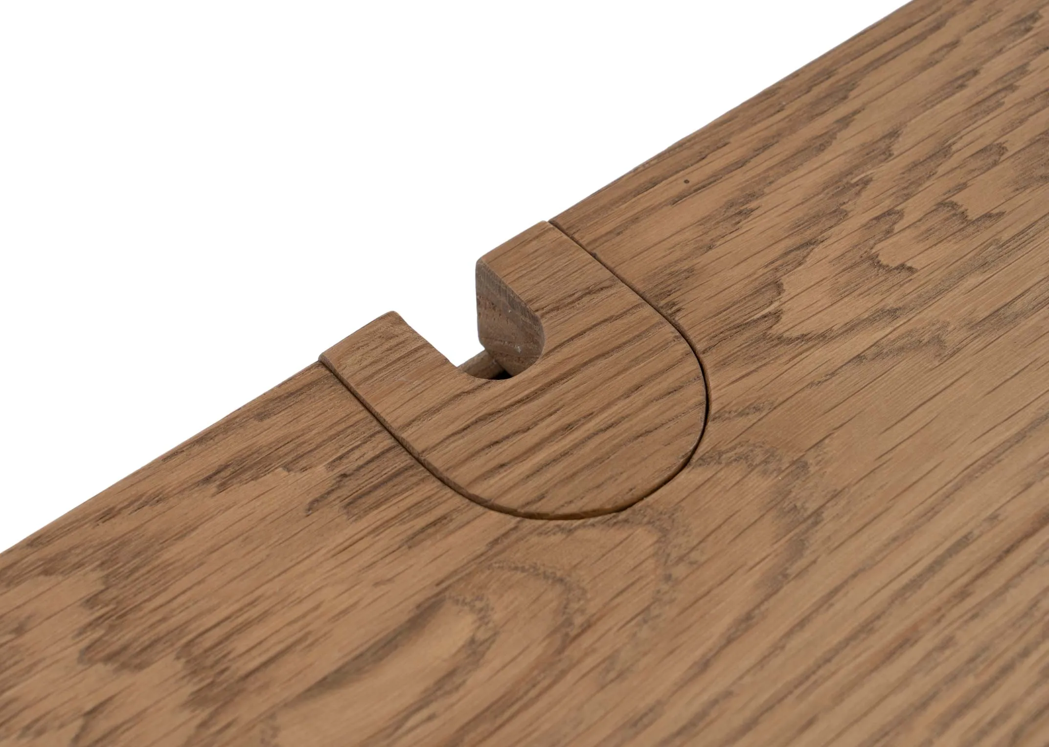 A dimension image of the Toulon Oak Sideboard with 165cm x 80cm x 45cm