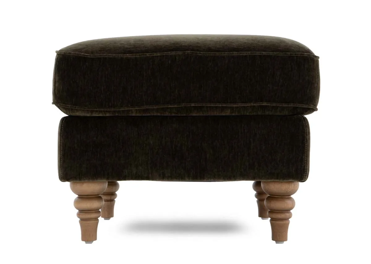 A dimension image of the Cotswold Footstool with 61cm x 52cm