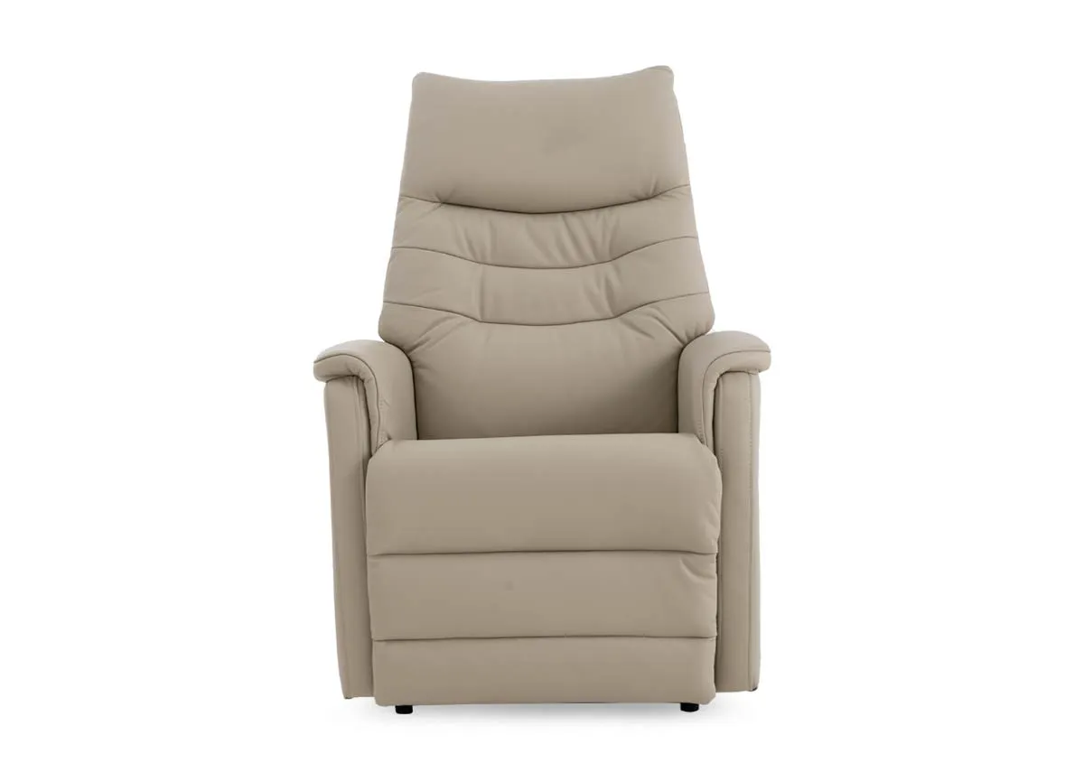 A dimension image of the Wyatt Recliner with 76cm x 50cm x 114cm