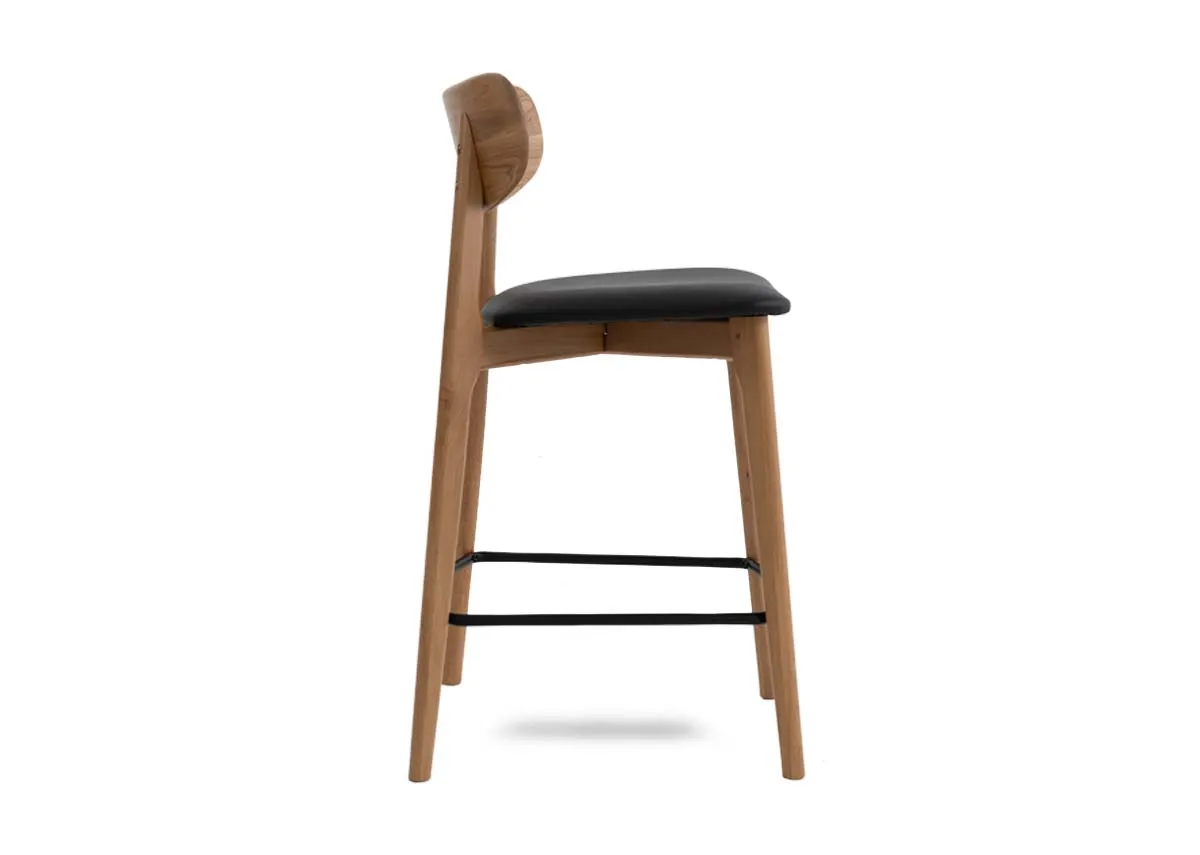 A dimension image of the Bari Stool with 48cm x 53cm x 93cm