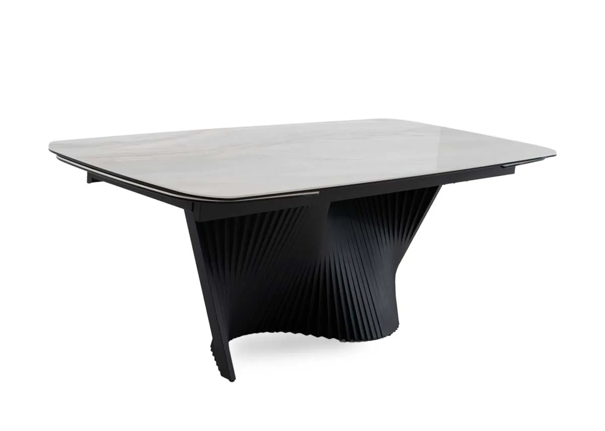 200cm-280cm Ceramic Double Extendable Dining Table - Napoli