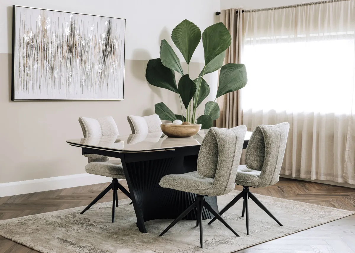 200cm-280cm Ceramic Double Extendable Dining Table - Napoli
