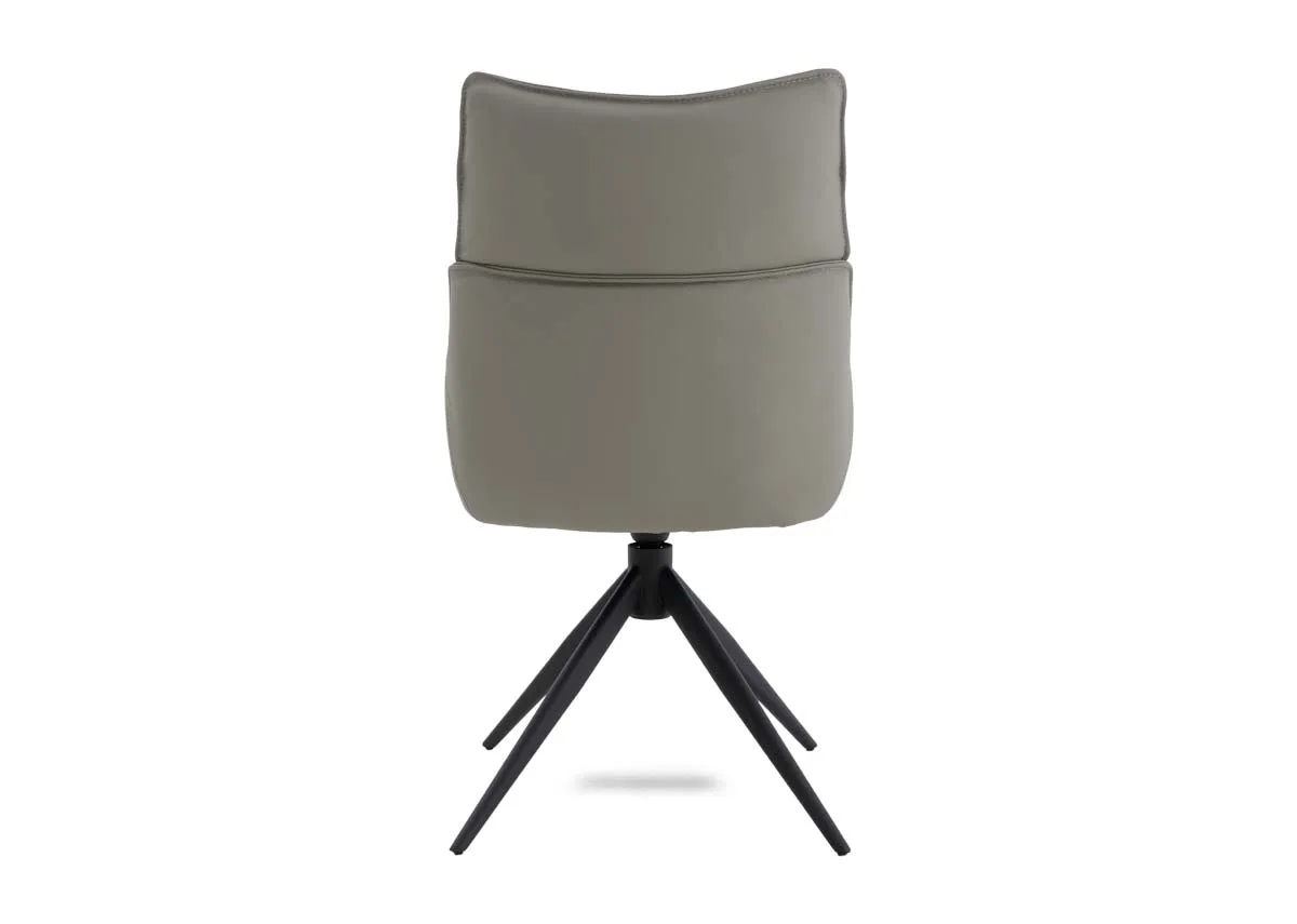A dimension image of the Turin dining chair with 53cm x 61.5cm x 91cm