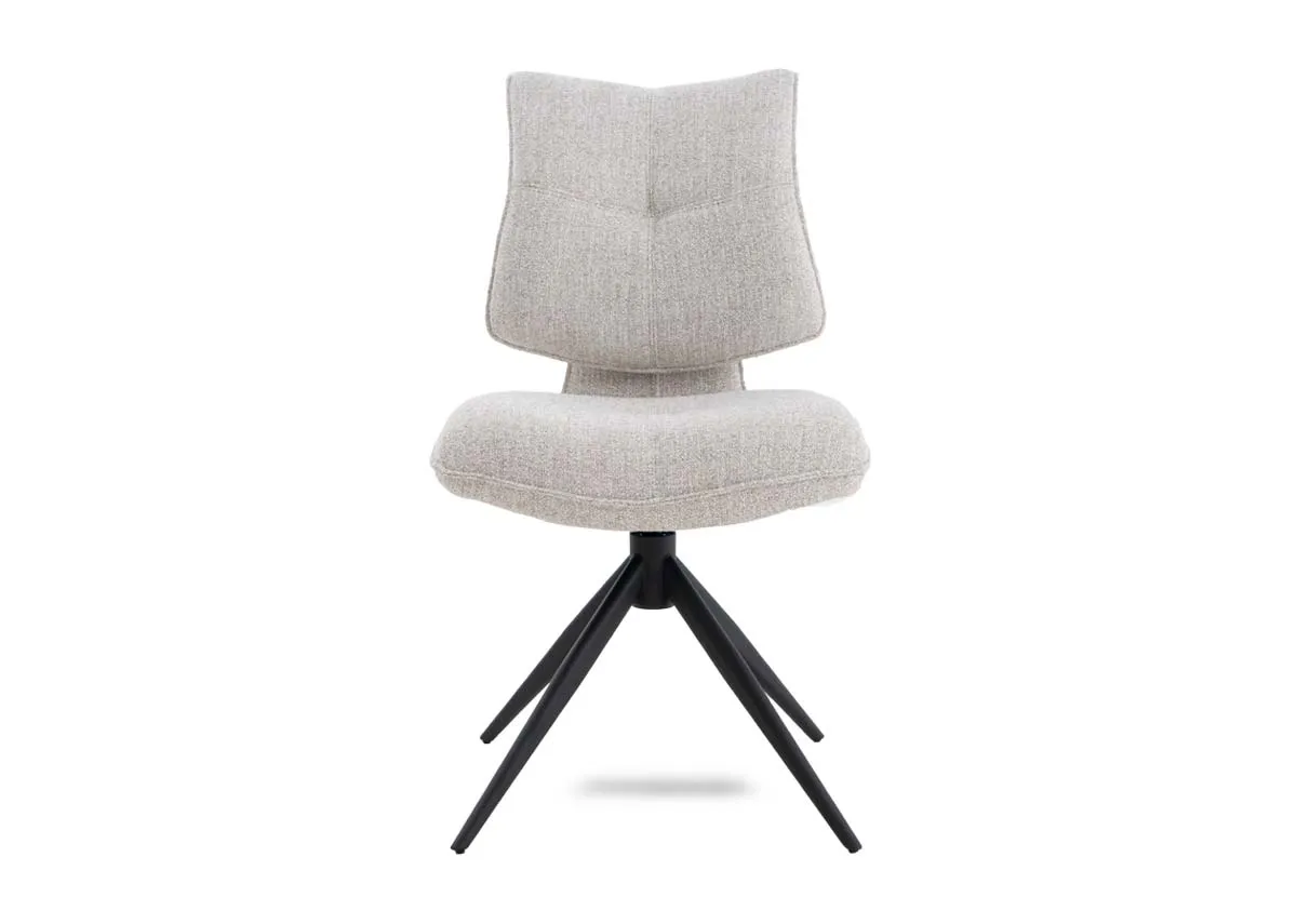 A dimension image of the Napoli dining chairs with 52.5cm x 63.5cm x 91cm