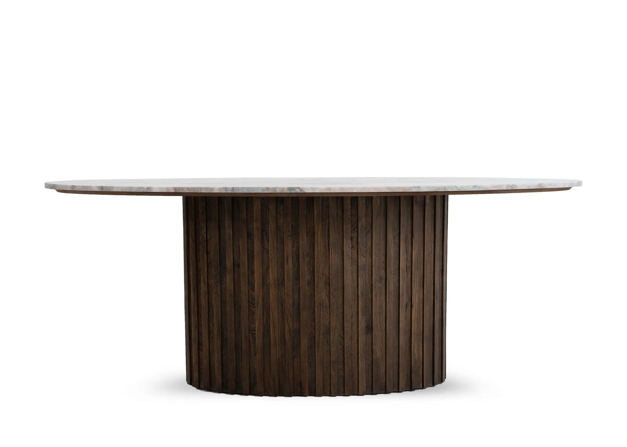 of the Eden Oval Dining tablewith 200cm x 76cm x 90cm