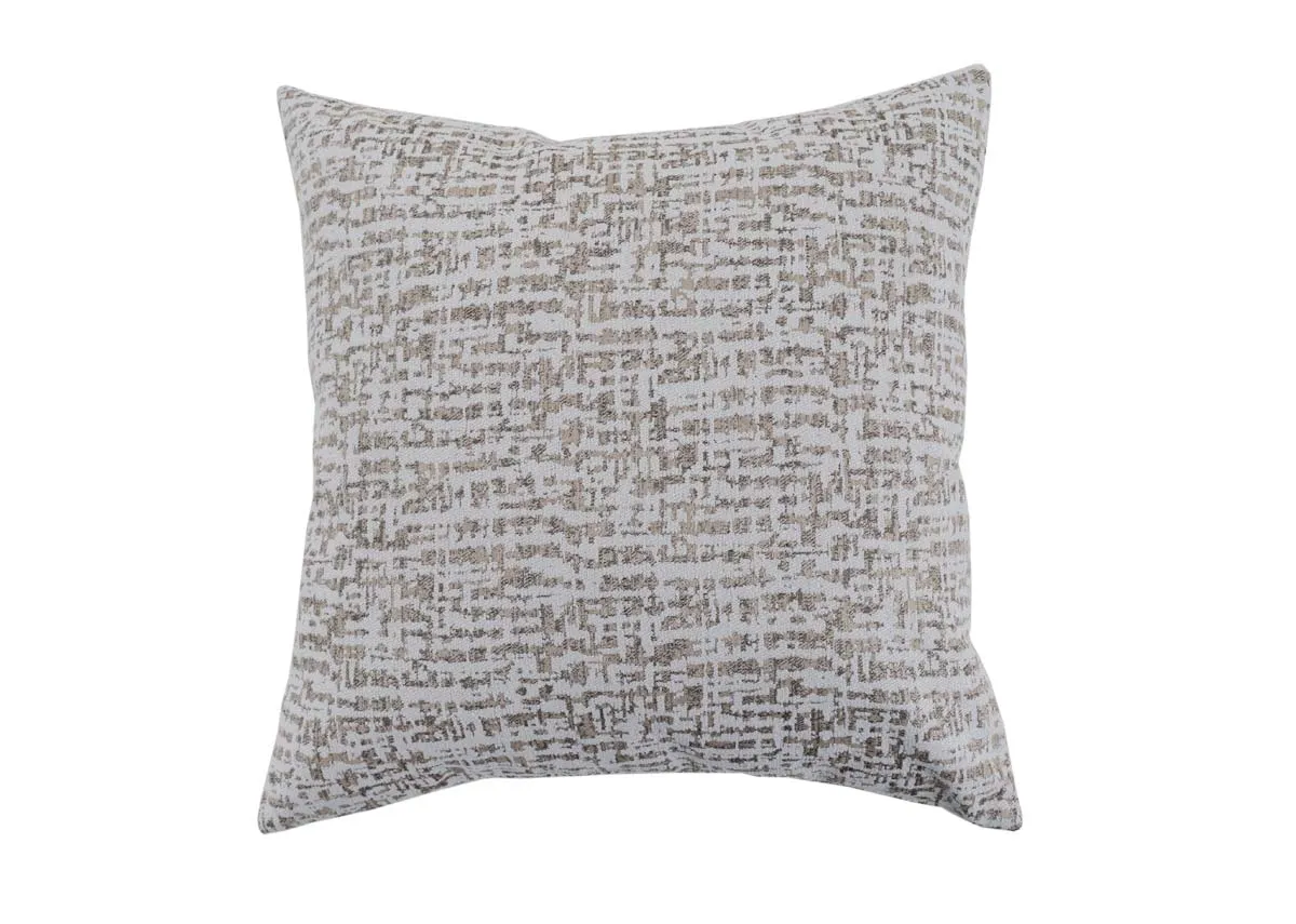 A grey & green accent from EZ Livings Cushion range. Front view.