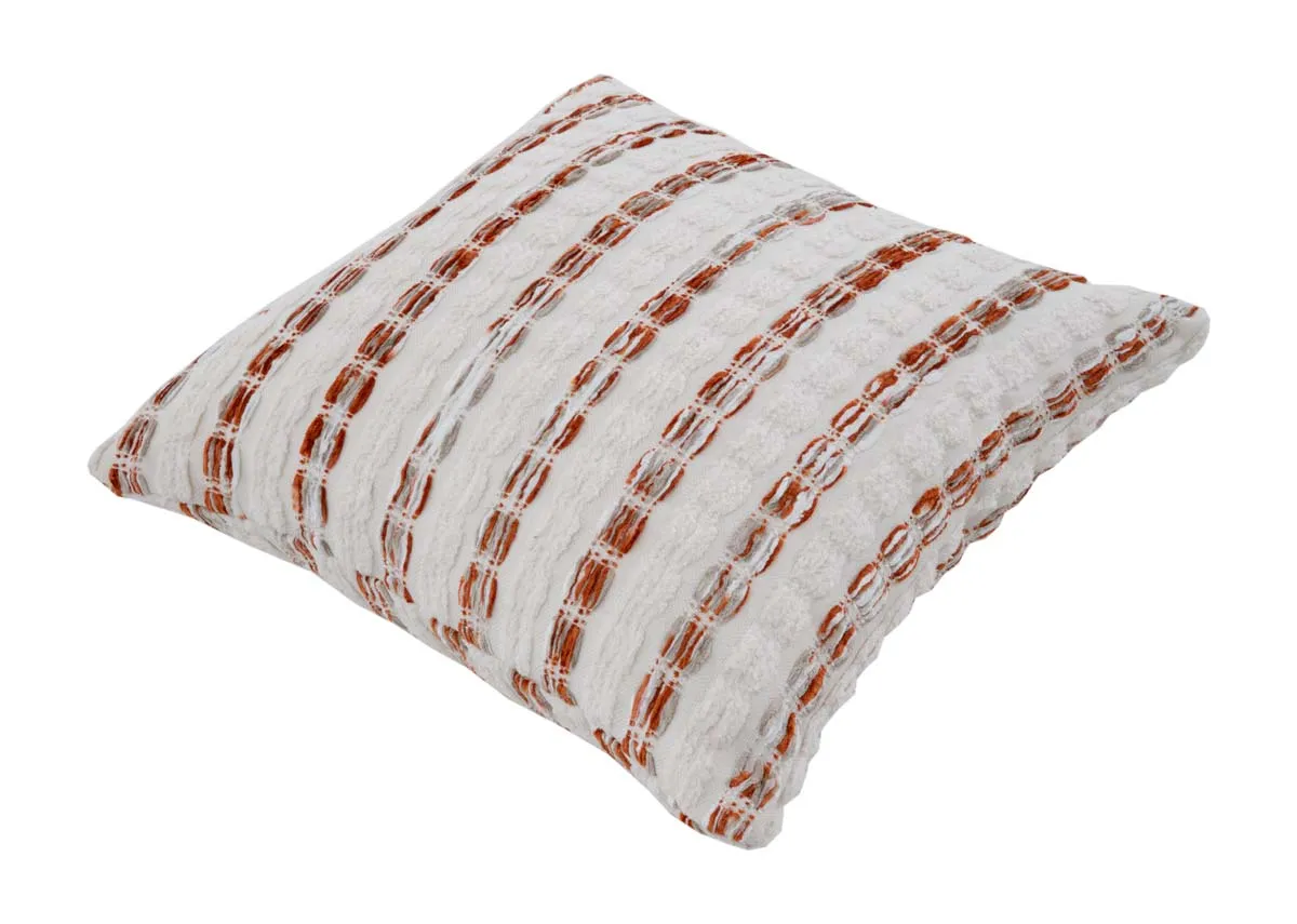 A dimension image of the Rustic Reed Cushion with 45cm x 45cm