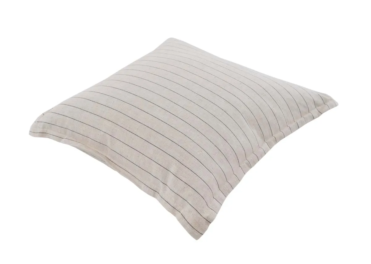 A dimension image of the Driftwood linen cushion with 45cm x 45cm