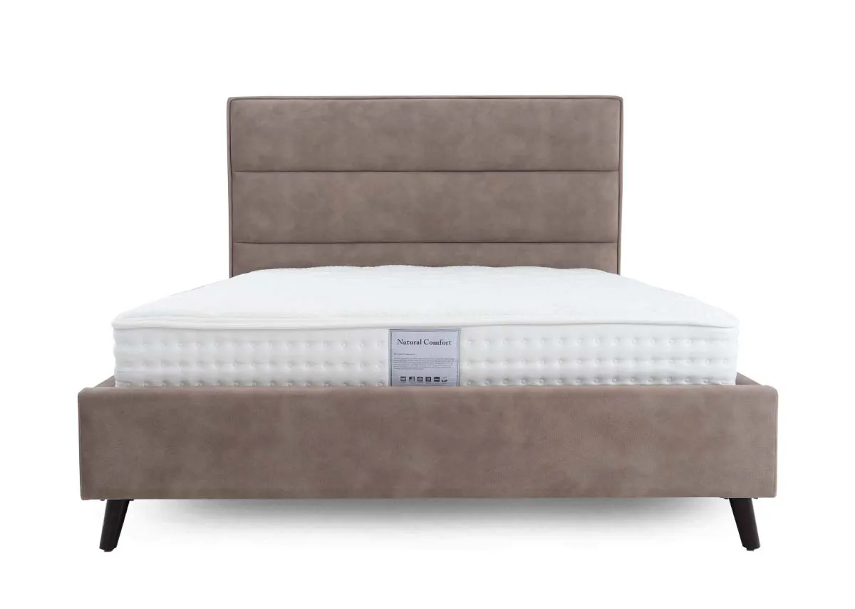 A dimension image of the Ebony 46ft6 Mocha bed with 152cm x 130cm x 213cm
