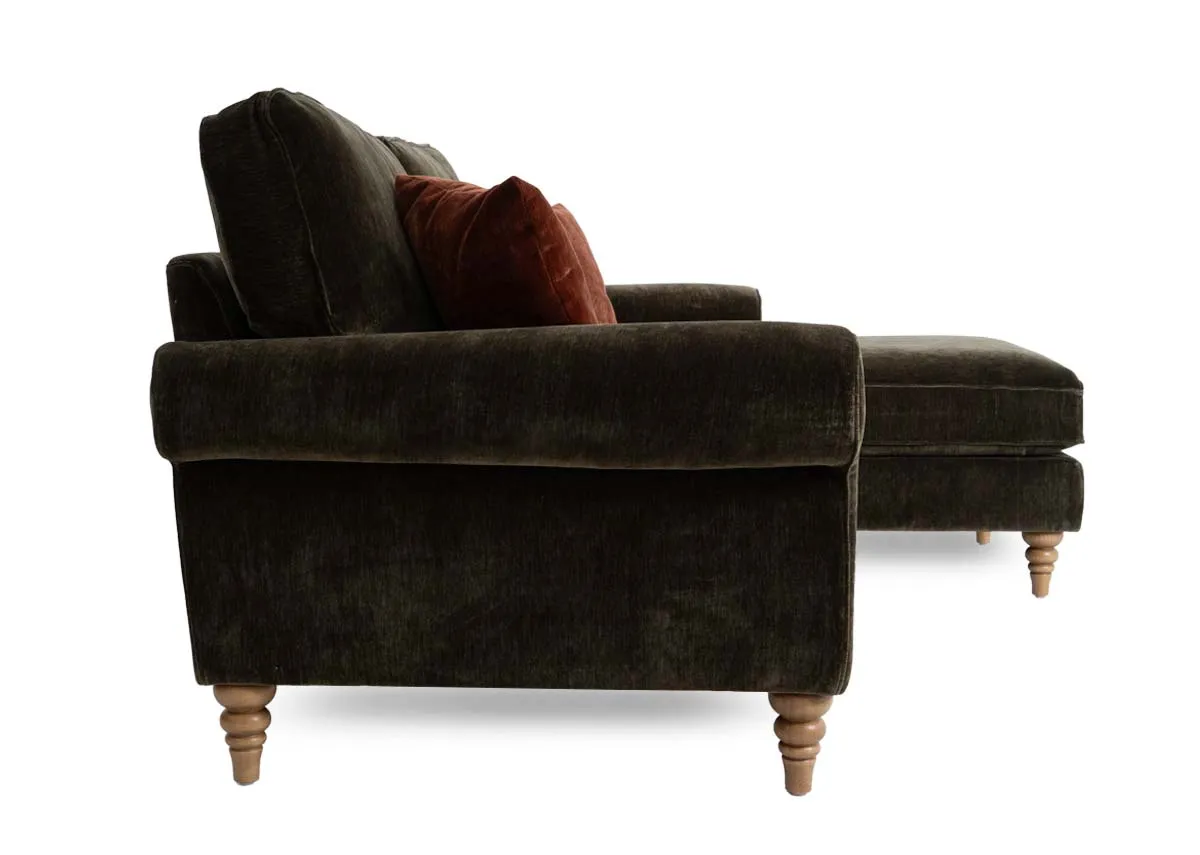 A dimension image of the Cotswold Corner with 237.5cm x 65xm x 97cm x 92cm