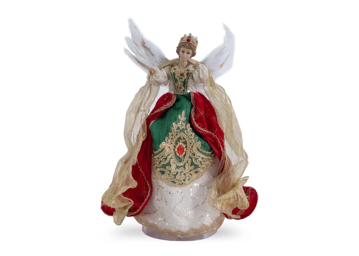Red Angel Tree Topper - Christmas Ornament