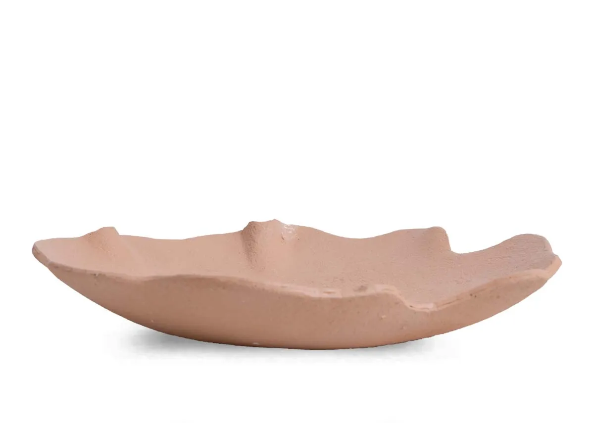 Peach Resin Bowl - Peony