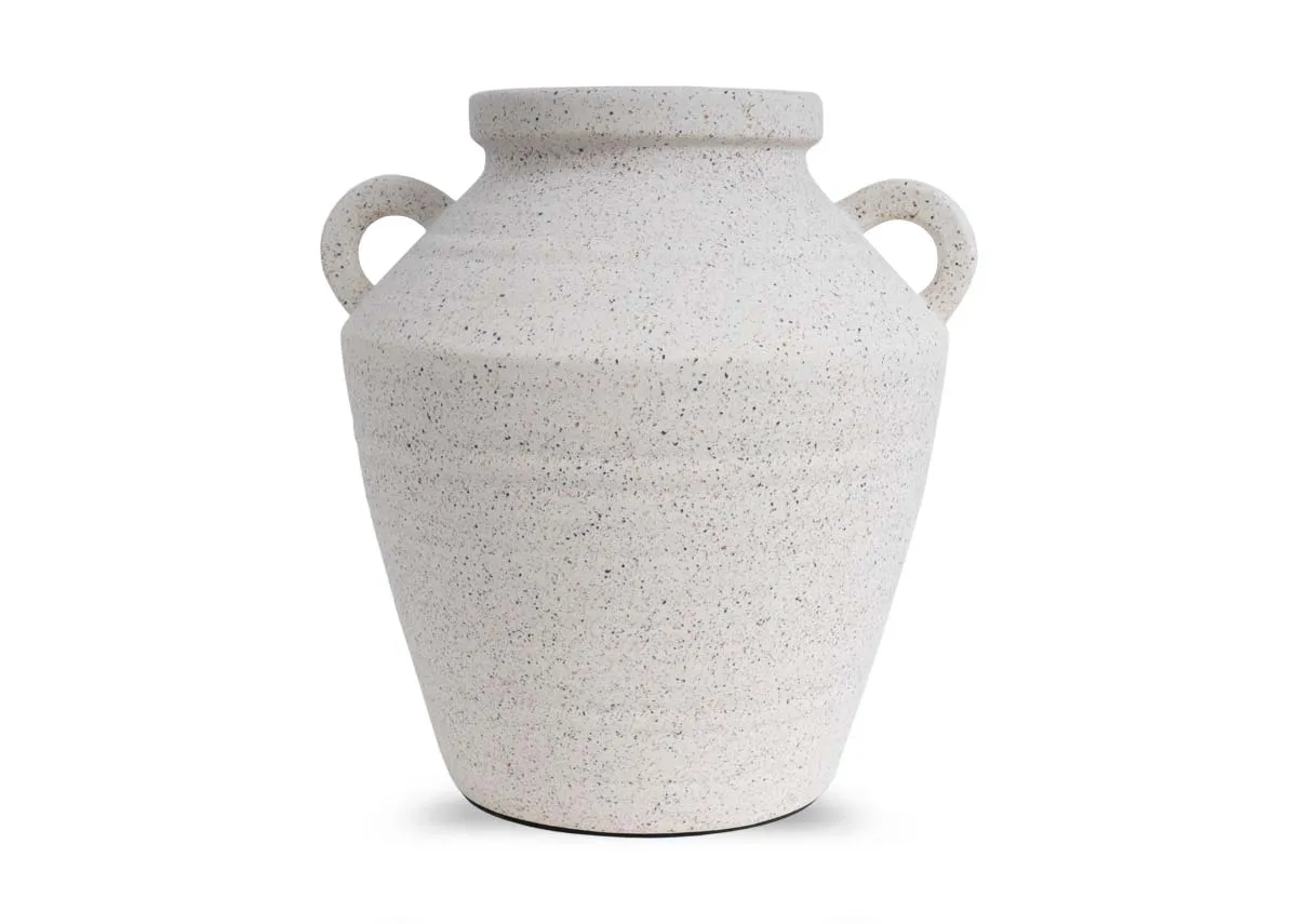 Beige Ceramic Vase - Milltown